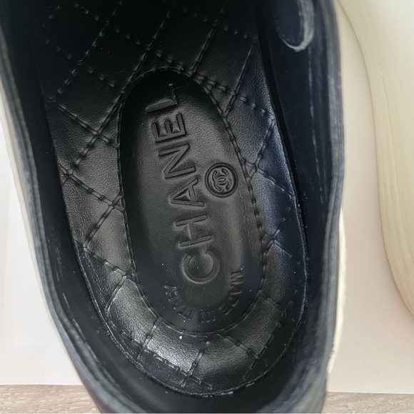 Chanel Black & White Sneakers - Picture 11 of 13